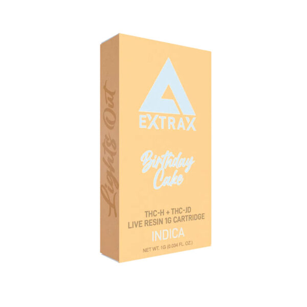 Delta Extrax THCh THCjd Vape Cartridge | Birthday Cake – 1g