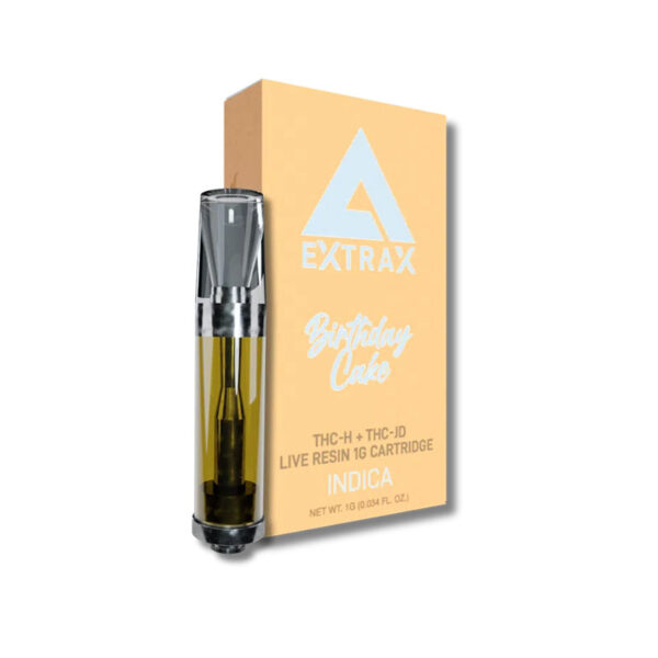 Delta Extrax THCh THCjd Vape Cartridge | Birthday Cake – 1g